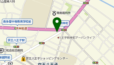 スカイセブンモバイル八王子店の地図画像