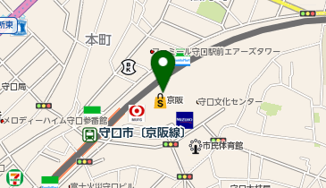 スマホスピタル 京阪百貨店守口店の地図画像