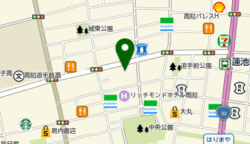 スマホスピタル 高知店の地図画像