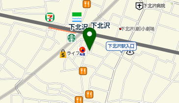 SPREAD(スプレッド)下北沢の地図画像