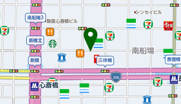 HEAVEN Japan(ヘブン ジャパン) 下着の試着体感サロン 大阪/心斎橋店の地図画像