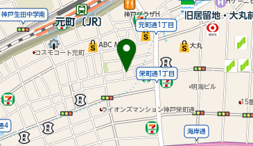 芋栗パーラー ブリキトタン 神戸本店の地図画像
