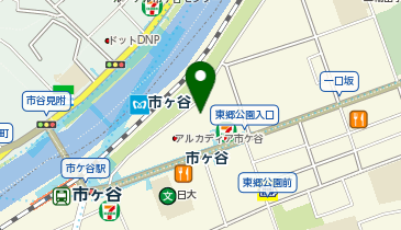 ウィズダムアカデミー 市ヶ谷飯田橋校の地図画像
