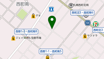 サムサンド 西町店の地図画像