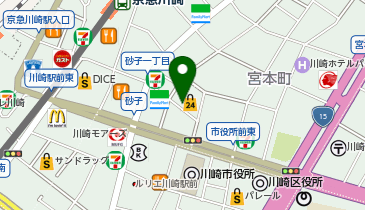 RIZAP GOLF(ライザップ ゴルフ) 川崎店の地図画像