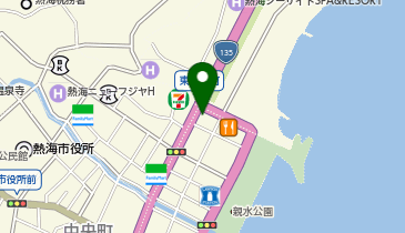 熱海フルーツキングの地図画像