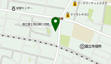 認定こども園国立富士見台団地風の子の地図画像