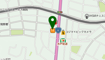 とんでん松戸小根本店の地図画像