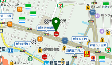 ノエビアスタイル新宿東口の地図画像