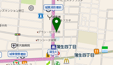 LuNa(ルナ) 蒲生四丁目駅前店の地図画像