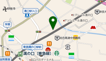 キッズベースキャンプ 溝の口の地図画像