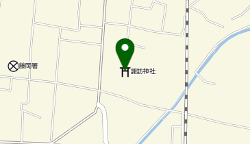 上州藤岡 諏訪神社の地図画像