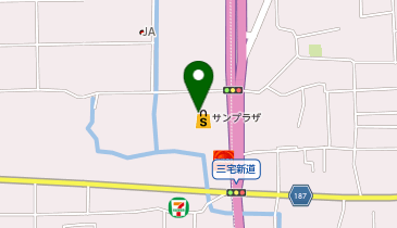 サンプラザ 三宅店の地図画像