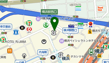 総合健診センターヘルチェック レディース横浜の地図画像