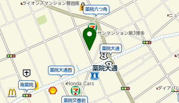 TODAYS GALLERY STUDIO. FUKUOKA(トゥデイズ ギャラリー スタジオ)の地図画像