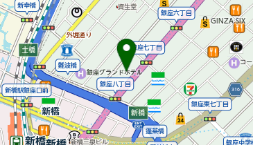 TORAIZ(トライズ) 銀座センターの地図画像