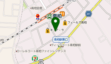 京葉銀行 南柏駅東口ATMの地図画像