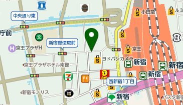 スマホ修理本舗 新宿店の地図画像