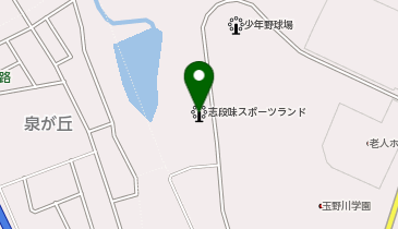 名古屋市志段味スポーツランドの地図画像