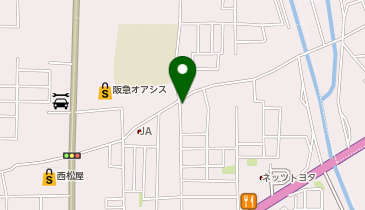 100円たこ焼き 高槻川西町の地図画像