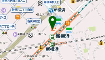 廻転寿司まぐろ問屋 キュービックプラザ新横浜店の地図画像