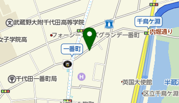 カフェ・ベローチェ 一番町店の地図画像