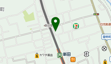 カットルームカラー 新田2号店の地図画像