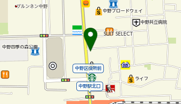 中野不動産 ほがらか不動産の地図画像