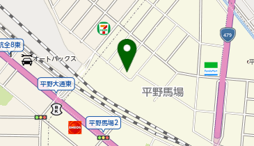 泉州屋 平野センターの地図画像