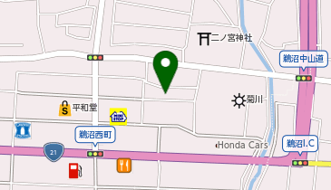 うぬま宿動物病院の地図画像