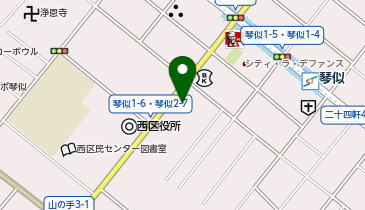 手づくりパン専門店 HOKUO(ホクオウ)の地図画像