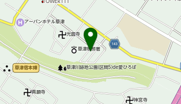 ゴールフリー高等学院 草津キャンパスの地図画像