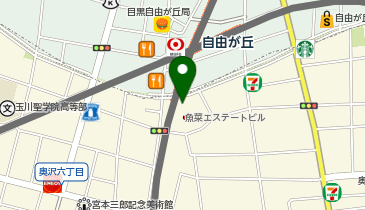 マイエジプトジャパン 自由が丘店の地図画像