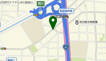 かつ丼大樹の地図画像