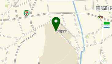 南丹市立桜が丘中学校の地図画像