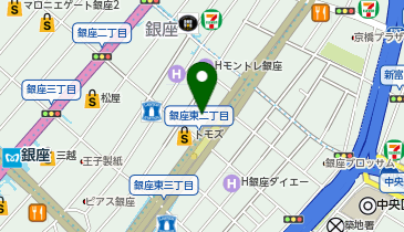 テンピュール 銀座ショールームの地図画像