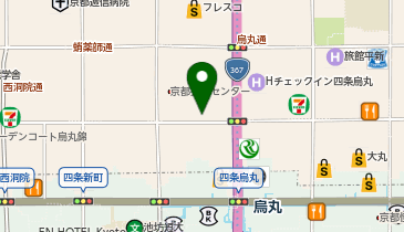 Celeste(セレスト) 京都四条烏丸店の地図画像
