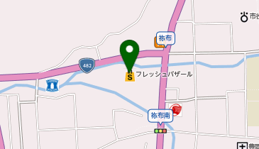 フレッシュバザール日高パーク店の地図画像