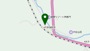 瓦そば柳屋 長門湯本店の地図画像
