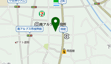 雷神餃子無人直売所 南アルプス小笠原店の地図画像