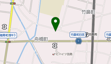とんかつ たちばな 羽島の地図画像
