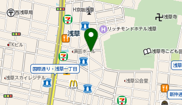 浅草 水口の地図画像