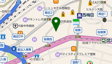 TAKAZEN(タカゼン) 大阪梅田本店の地図画像