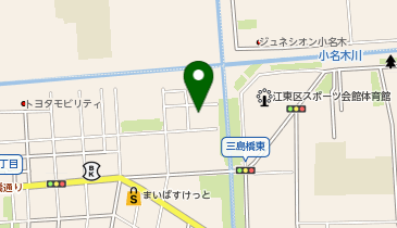 横十間川親水公園の地図画像