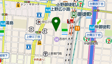 京成不動産 上野センターの地図画像