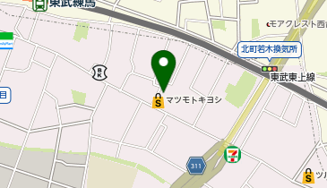 こもれび動物病院の地図画像