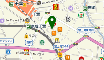 fufu(フフ) 千葉駅前店の地図画像