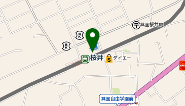 アンリ 桜井店の地図画像