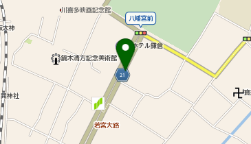 英国アンティーク博物館の地図画像