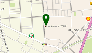 オーチャードプラザの地図画像